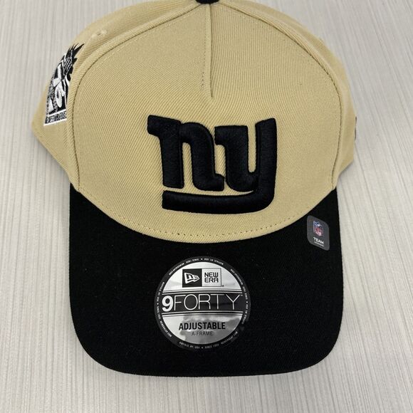 New Era 9FORTY New York Giants A-Frame Adjustable SnapBack Hat Cap 75 Years NEW - Picture 2 of 7